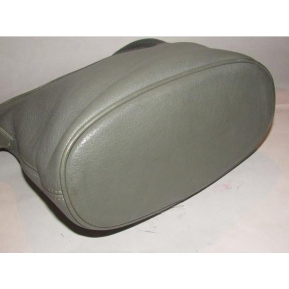 Coach Vintage Sage Green Buttery Soft Leather & Brass Hardware Sonoma Feed bag - Picture 7 of 12